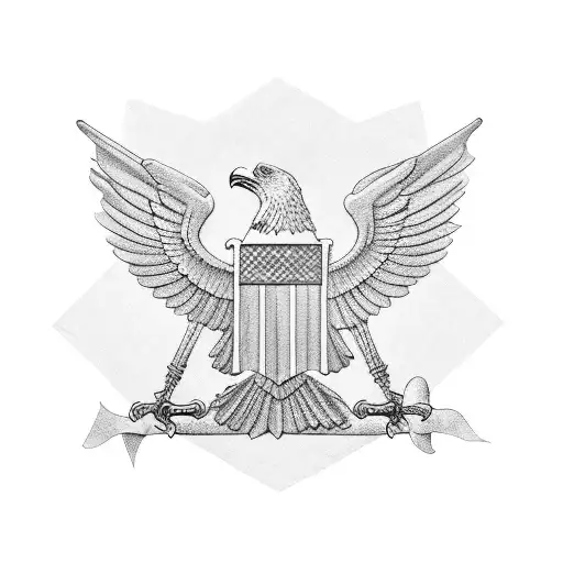 Washington DC Flag tattoo design idea