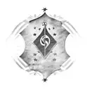 Washington DC Flag tattoo design idea