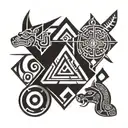 the Inca trilogy tattoo design idea
