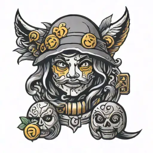 emoji tattoo design idea