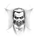 Dracula  tattoo design idea