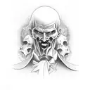 Dracula  tattoo design idea
