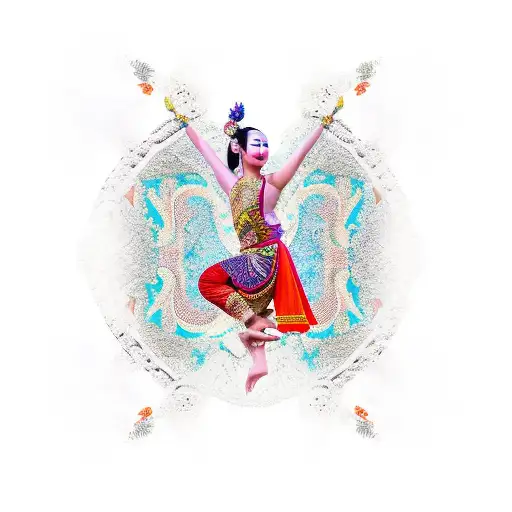 balinese dancer tattoo design idea