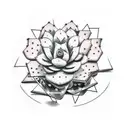 Cactus, spade, casino tattoo design idea