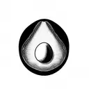 avocado on a ufo tattoo design idea