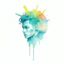 incorporate David and goliath with violence with a modern twist tattoo design idea