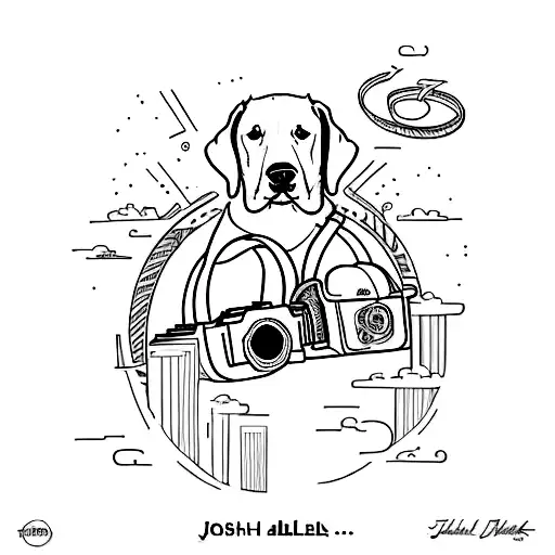 "josh allen is a dog and this is a song called godspeed" 3/10/24 tattoo design idea
