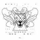 "josh allen is a dog and this is a song called godspeed" 3/10/24 tattoo design idea