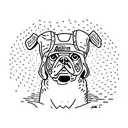 "josh allen is a dog and this is a song called godspeed" 3/10/24 tattoo design idea