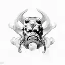 hellboy tattoo design idea