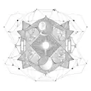 Constellation of Gemini Scorpio and libra tattoo design idea