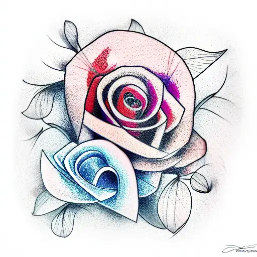 arm flower tattoo color tattoo design idea