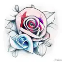 arm flower tattoo color tattoo design idea
