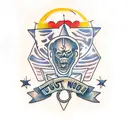 trust no one tattoo design idea