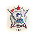 trust no one tattoo design idea