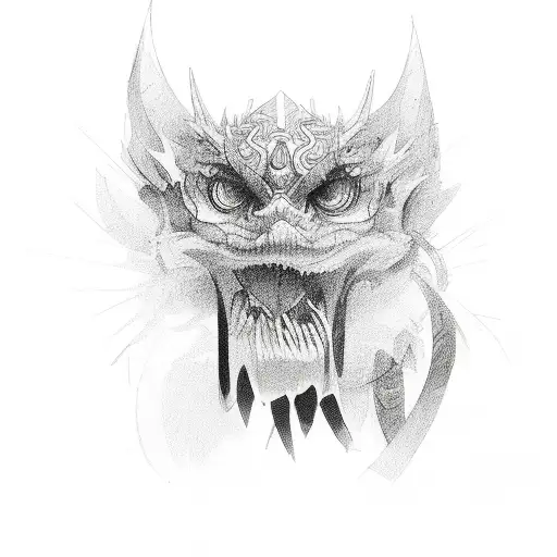 Fan tattoo design idea