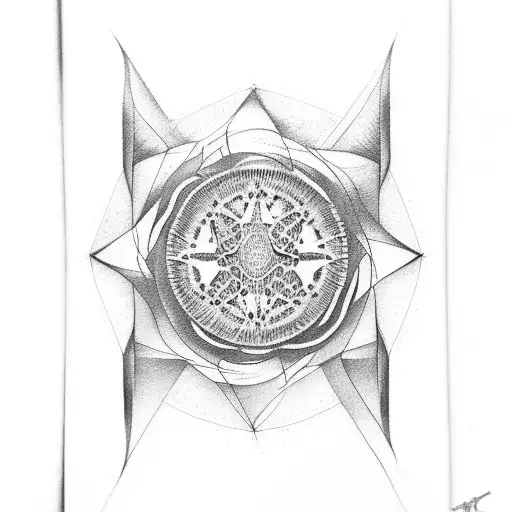 Fan tattoo design idea