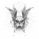 Fan tattoo design idea