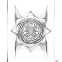 Fan tattoo design idea