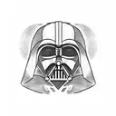 darth vader vs luke skywalker tattoo design idea