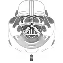 darth vader vs luke skywalker tattoo design idea