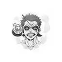 roronoa zoro nothing happaned tattoo design idea