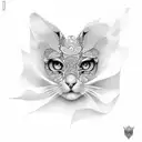 Mother wit two children tattoo design idea