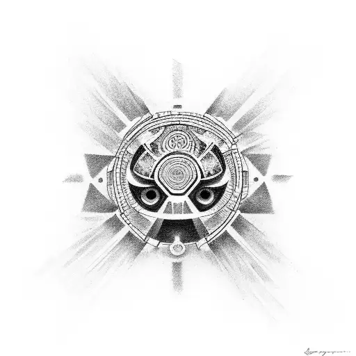 closed circuit diving tattoo design idea