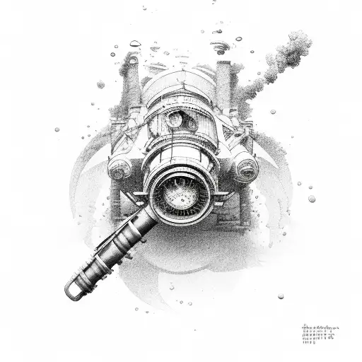 Diving SPG tattoo design idea