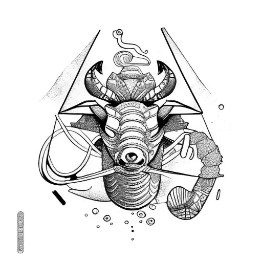 Scuba Diving OX tattoo design idea