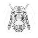 rebreather diving OX tattoo design idea