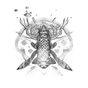 Scuba Diving OX tattoo design idea