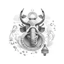 Scuba Diving OX tattoo design idea