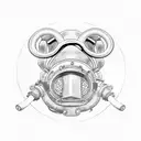 rebreather diving OX tattoo design idea