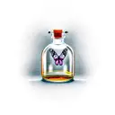 butterfly trapped in a bottle  tattoo design idea