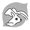continuous line rabbit tattoo design idea