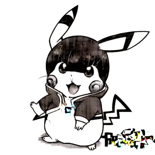 pikachu tattoo design idea