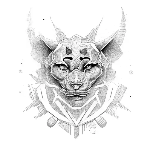 darkness tattoo design idea