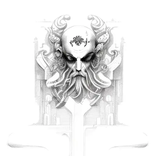 Sisifo greek mythology  tattoo design idea