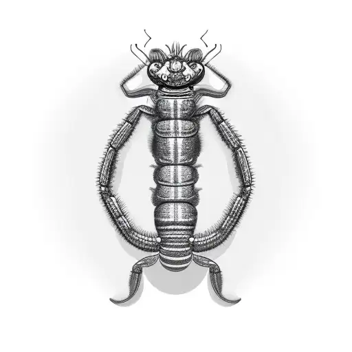 centipede tattoo design idea
