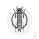 centipede tattoo design idea