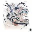 mitsu tomoe tattoo design idea