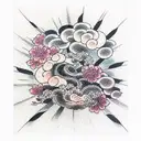 mitsu tomoe tattoo design idea