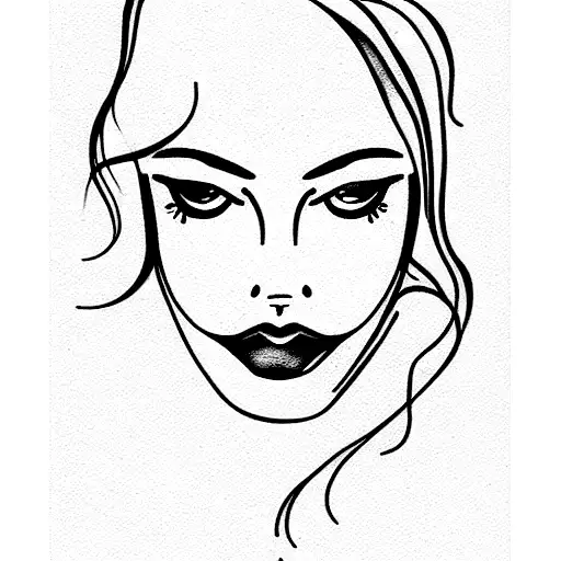 collarbone femme fatale tatoo tattoo design idea