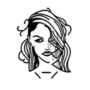 collarbone femme fatale tatoo tattoo design idea