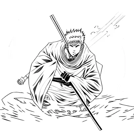 jujutsu kaisen yuta okkotsu tattoo design idea