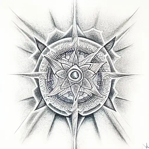 Star tattoo design idea