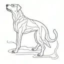 haven hell hound tattoo design idea