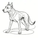 haven hell hound tattoo design idea