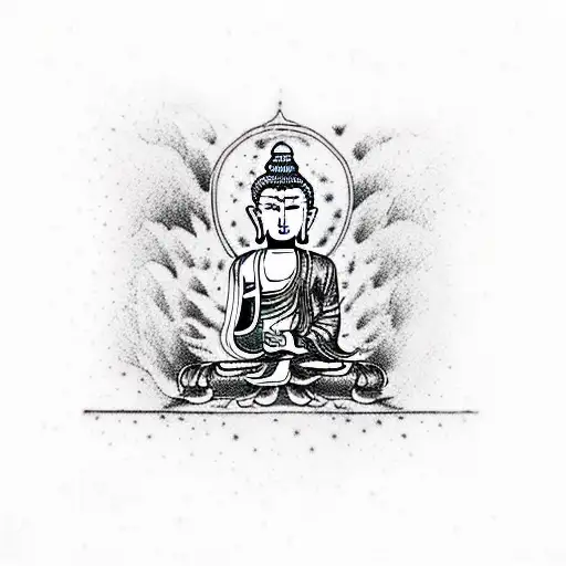 the buddha tattoo design idea
